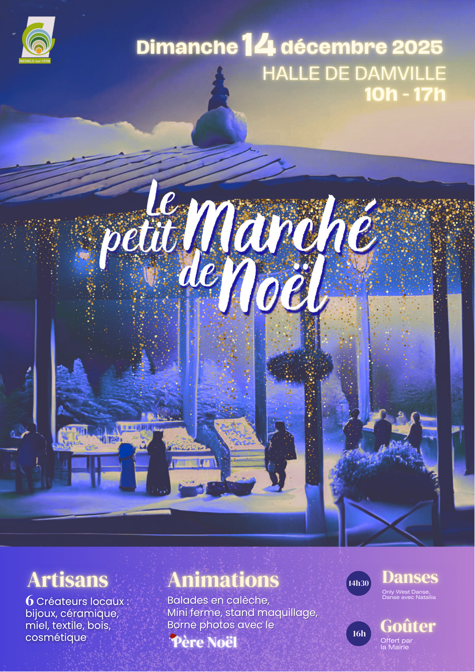 Affiche Marche de Noel 2025