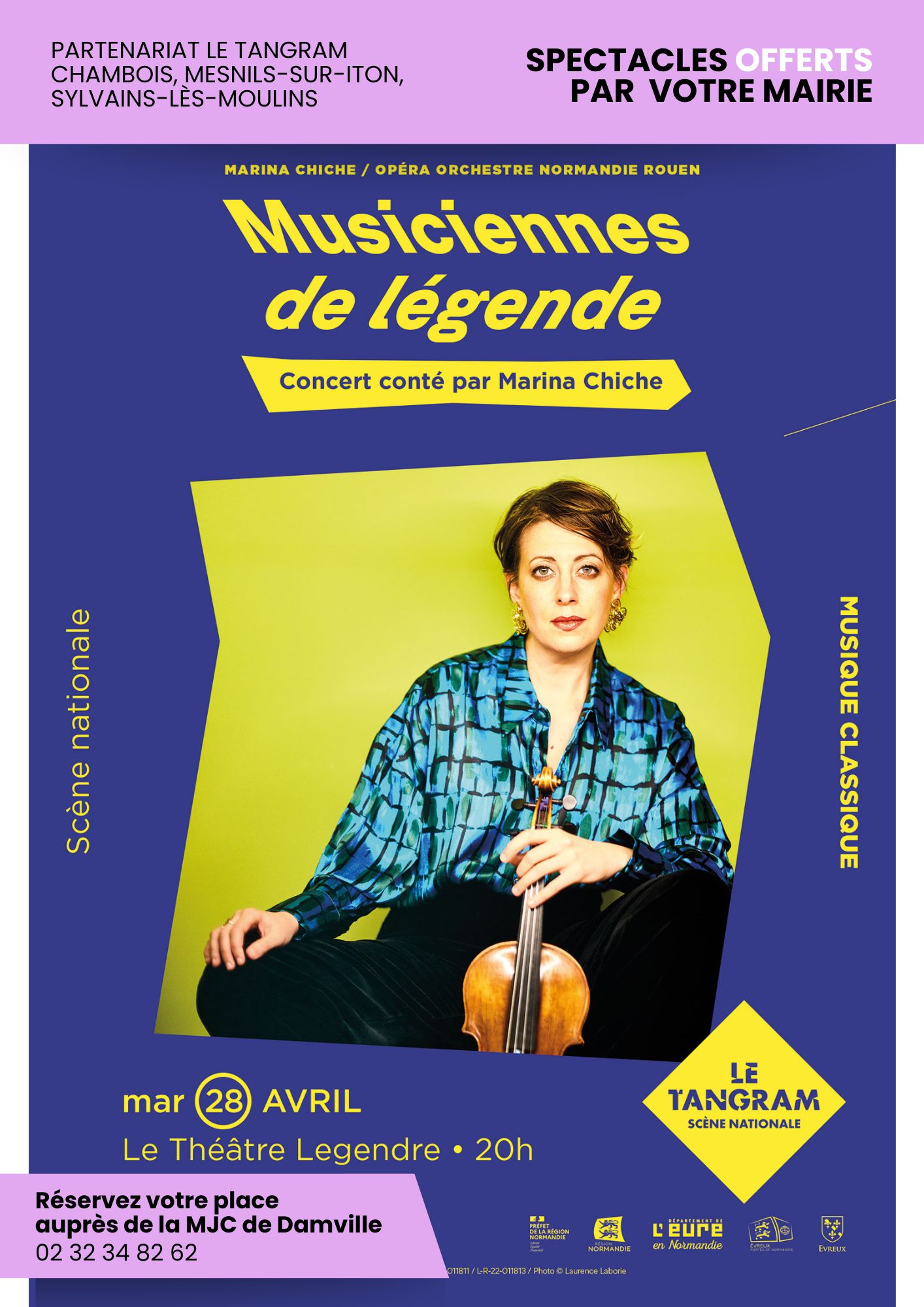 Affiche Musiciennes de legende Tangram 120126
