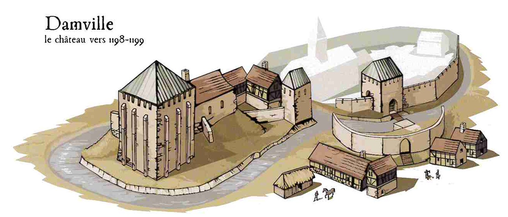 Damville vers 1198-1199